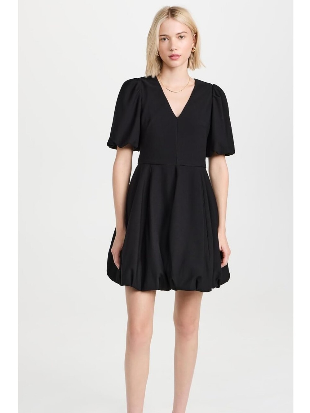 NWT Shoshanna Nova Bubble Hem Mini Crepe Textured Dress Sz 8
